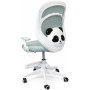 Крісло обертове дитяче з підставкою для ніг PERFECT KIDS PANDA GREEN Perfect Home Зелений (PFH-092112) - фото 6