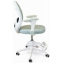 Крісло обертове дитяче з підставкою для ніг PERFECT KIDS PANDA GREEN Perfect Home Зелений (PFH-092112) - фото 9