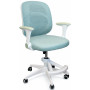 Крісло обертове дитяче з підставкою для ніг PERFECT KIDS PANDA GREEN Perfect Home Зелений (PFH-092112) - фото 2