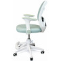 Крісло обертове дитяче з підставкою для ніг PERFECT KIDS PANDA GREEN Perfect Home Зелений (PFH-092112) - фото 5
