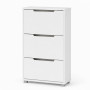 Тумба для взуття з ящиками LION ТО-2 70,4x28,2x123,4 см Німфея Альба (LION-045356) - фото 3