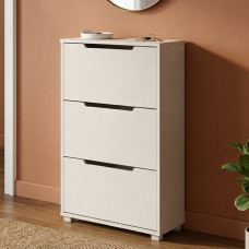 Тумба для взуття з ящиками LION ТО-2 70,4x28,2x123,4 см Бетон Style (LION-045312)