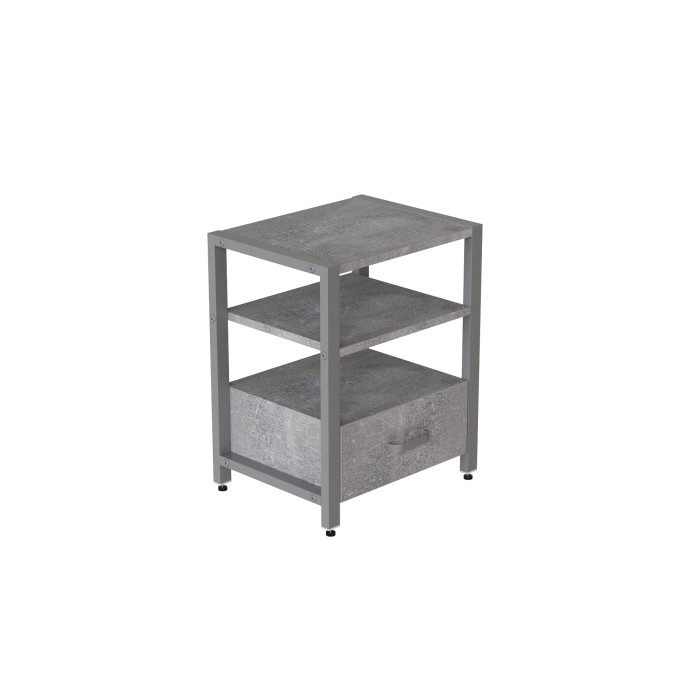 Тумба універсальна Ferrum-decor Вів'єн 1/1 50x41x40 сірий ДСП Бетон 16 мм (FRD-106930)