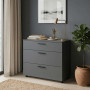 Комод Doros Торн Антрацит 3Ш 90х51.6х80 (DRS-012092) - фото 4