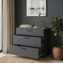 Комод Doros Торн Антрацит 3Ш 90х51.6х80 (DRS-012092) - фото 5