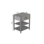 Тумба універсальна Ferrum-decor Вів'єн 1/2 50x41x40 сірий ДСП Бетон 16 мм (FRD-106931) - фото 5