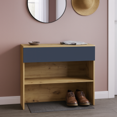 Тумба для взуття Doros Спліт 94х39х80 см Дуб артизан/Графіт (DRS-011461)