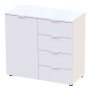 Комод в гостиную Doros Рон 1 80х38х81 см Белый (DRS-011292) - фото 4