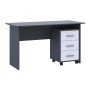 Офисный стол Doros Т3 120х60х78 см Графит/Белый (DRS-011315) - фото 4