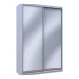 Шафа купе Doros Сіті Лайт Сірий світлий 2 Дзеркала 150х60х225 (DRS-011550) - фото 4