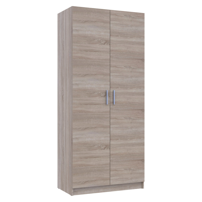 Шкаф распашной с полками Doros Промо 90х48х204 см Дуб сонома (DRS-011200)