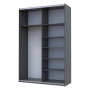 Шкаф-купе двухдверный Doros G-Caiser 160х60х240 см Графит/2 Зеркала (DRS-011028) - фото 3
