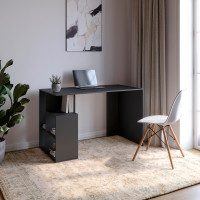 Cтіл письмовий з полицями М-ЗОН Джеко 1200/3 Антрацит (MZN-031024)