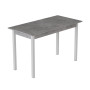 Стіл кухонний Ferrum-decor Маріо 75x120x60 Білий ДСП Бетон 16мм (FRD-105582) - фото 1