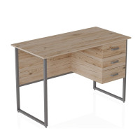 Комп'ютерний стіл Ferrum-decor Гаррі 75x120x70 сірий ДСП Дуб Сан-Марино 32мм (FRD-101479)