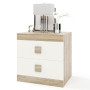 Тумба прикроватная Эверест Соната 50х38х50 сонома/белый (EVR-2075) - фото 2