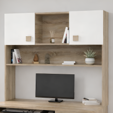 Надстройка для стола Эверест Соната дуб сонома/белый (EVR-2154)