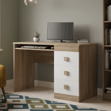 Стол письменный Эверест Соната дуб сонома/белый (EVR-2174)