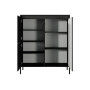 Комод високий Perfect Home Сенсо / Senso 3-дверний 3D Чорний (PFH-091134) - фото 3