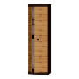 Шкаф распашной Эверест Соната-600 венге темный/дуб крафт золотой (EVR-2308) - фото 2