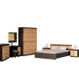 Спальня Соната Еверест Комплект 16 (модульна - 7 елементів) венге темний/дуб крафт золотий (EVR-2623) - фото 2