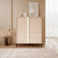 Комод высокий Perfect Home Даст/Dast 2-дверный с 2 ящиками 2D2S/104 Беж (PFH-091005)