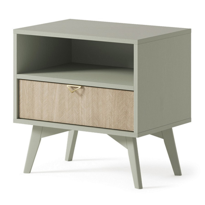 Тумба приліжкова Perfect Home Форест / Forest S54 з 1 шухлядою Евкаліпт/ялиця сканді (PFH-091473)