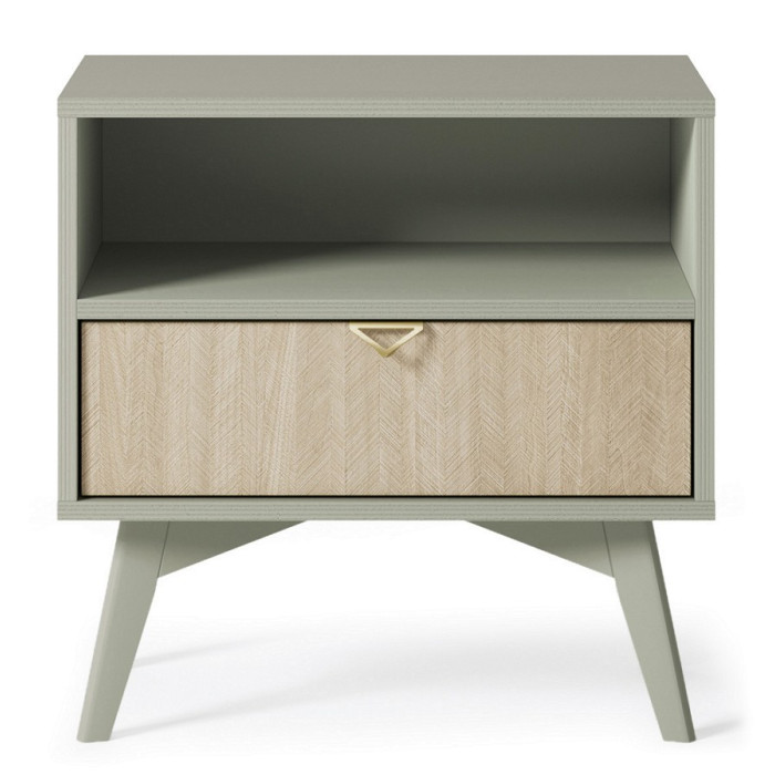Тумба приліжкова Perfect Home Форест / Forest S54 з 1 шухлядою Евкаліпт/ялиця сканді (PFH-091473)
