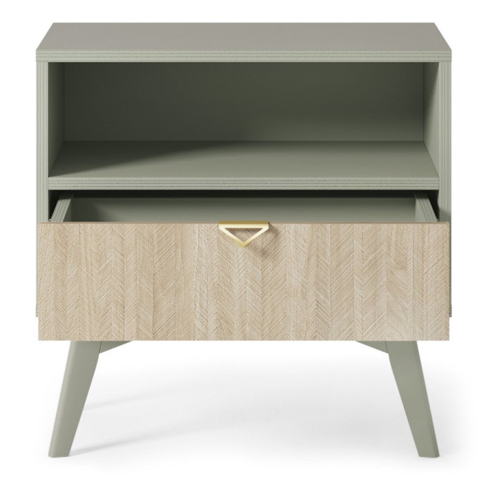 Тумба приліжкова Perfect Home Форест / Forest S54 з 1 шухлядою Евкаліпт/ялиця сканді (PFH-091473)