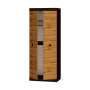 Шкаф распашной 2-х дверный Эверест Соната-800 венге темный/дуб крафт золотой (EVR-2299) - фото 2