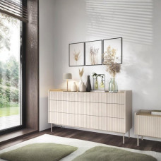 Комод Perfect Home Левел / Level с 6 ящиками 6S/153 Беж/дуб сканди (PFH-091156)