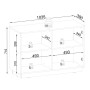Комод Perfect Home Роял / Royal K104 2-дверний Бежевий (PFH-091289) - фото 3