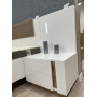 Тумбы прикроватные 2 шт. с подсветкой Perfect Home Арко / Arco с 4 ящиками 2S/60 Белый глянец/дуб грандсон (PFH-091049) - фото 5