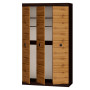 Шкаф 3-х дверный Эверест Соната-1200 венге темный/дуб крафт золотой (EVR-2294) - фото 2