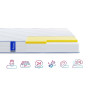 Матрац ортопедичний Highfoam Obeliks Teos 90х190 см безпружинний (EVR-5001) - фото 1