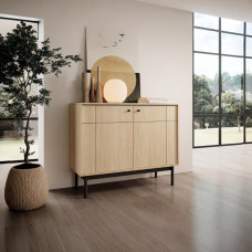 Комод Perfect Home Джапанди / Japandi K104 2-дверный Дуб линеа (PFH-091463)