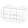 Комод Perfect Home Торро / Torro 3D3S/163 3-дверний з 3 шухядами Дуб кремона/чорний (PFH-091415) - фото 4