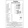 Передпокій Еверест Тандем з вішалкою та тумбою (ліва) для взуття венге/дуб молочний (EVR-2199) - фото 4