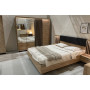 Ліжко (каркас) Perfect Home Таллі / Tally 160 з м'яким ізголів'ям двоспальне Дуб артизан/антрацит (PFH-091099) - фото 10