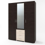 Шафа розпашна велика з дзеркалом Еверест Бриз ШП-5 венге/дуб молочний (EVR-2482) - фото 3