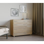Комод для спальни Эверест с 4-мя ящиками К-3 (телескопические) 100х38х73 дуб сонома (EVR-2494) - фото 3
