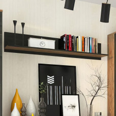 Полиця настінна 129 Сокме Адель 129x23x18,8 Північне дерево/Дуб крафт табако (SKM-081379)