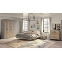 Двуспальная кровать СОКМЕ Бари 180х200 см Вудкон/Дуб гранж песочный (RSP-081912) - фото 4