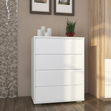 Комод 4Ш Сокме Лайн 102,8x80x48 Белый (RSP-081936)