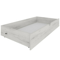 Ящик подкроватный СОКМЕ Милана 140х21х60 см Дуб крафт белый/Серый (RSP-081940)