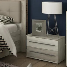 Тумба приліжкова СОКМЕ Мілана 52х51х44 Дуб крафт білий/Сірий (RSP-081942)