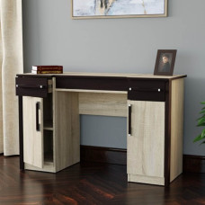 Туалетний стіл з дзеркалом СОКМЕ Скарлет 76/117,5x122x46 Дуб сонома/Венге магія (RSP-081977)