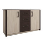 Комод 2Д3Ш Сокме Скарлет 136х82х46 Венге магія/Дуб сонома (SKM-081368) - фото 2