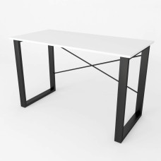 Письменный стол Ferrum-decor Драйв 750x1000x600 Черный металл ДСП Белое 16 мм (FRD-103087)