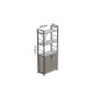 Етажерка 3/60 Ferrum-decor Серії Конект з тумбою 144x60x28 Чорний ДСП Бетон (FRD-104448) - фото 3